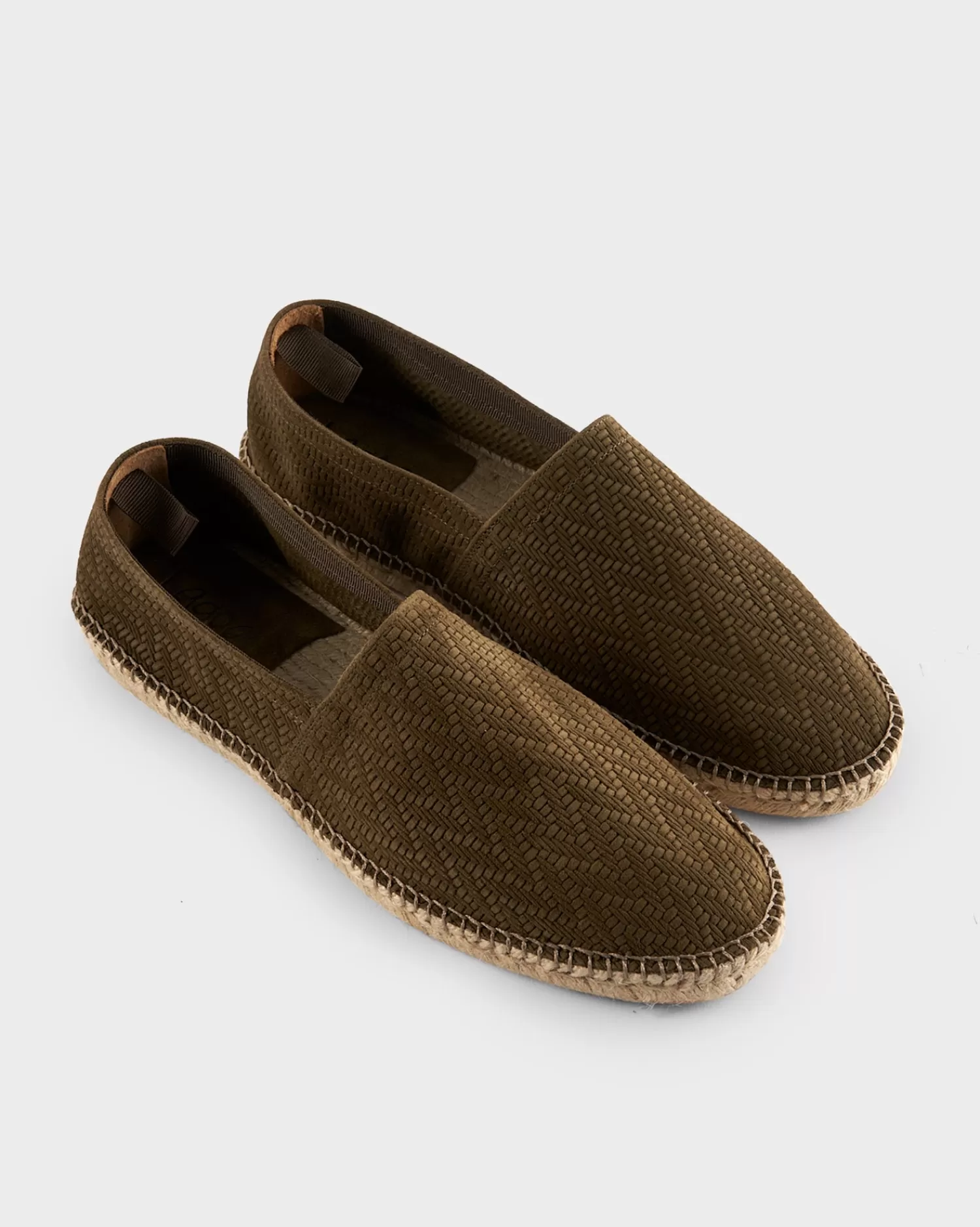 Lagoa Olive Intreccio Suede Espadrilles^ Loafers