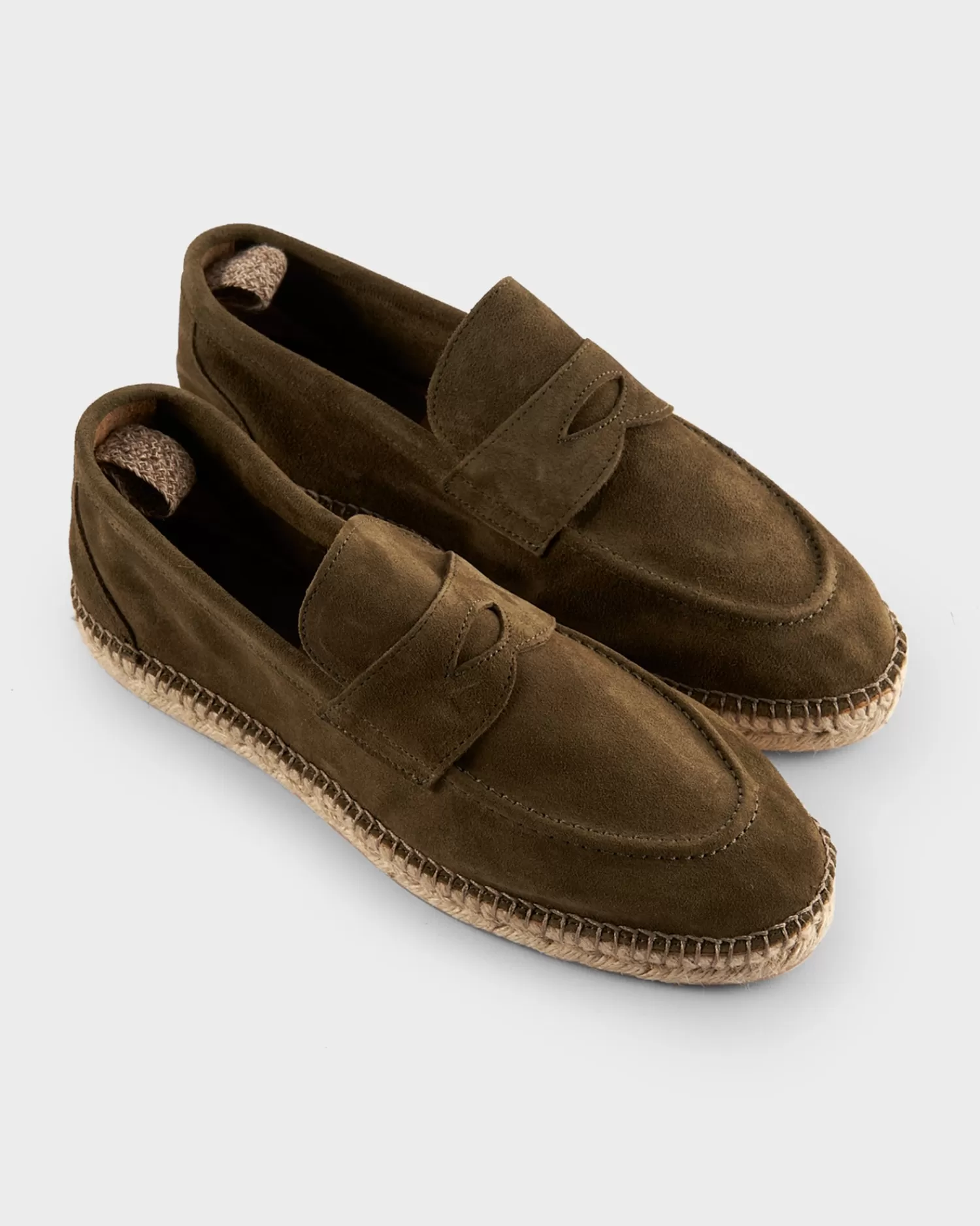 Lagoa Olive Suede Espadrilles^ Loafers