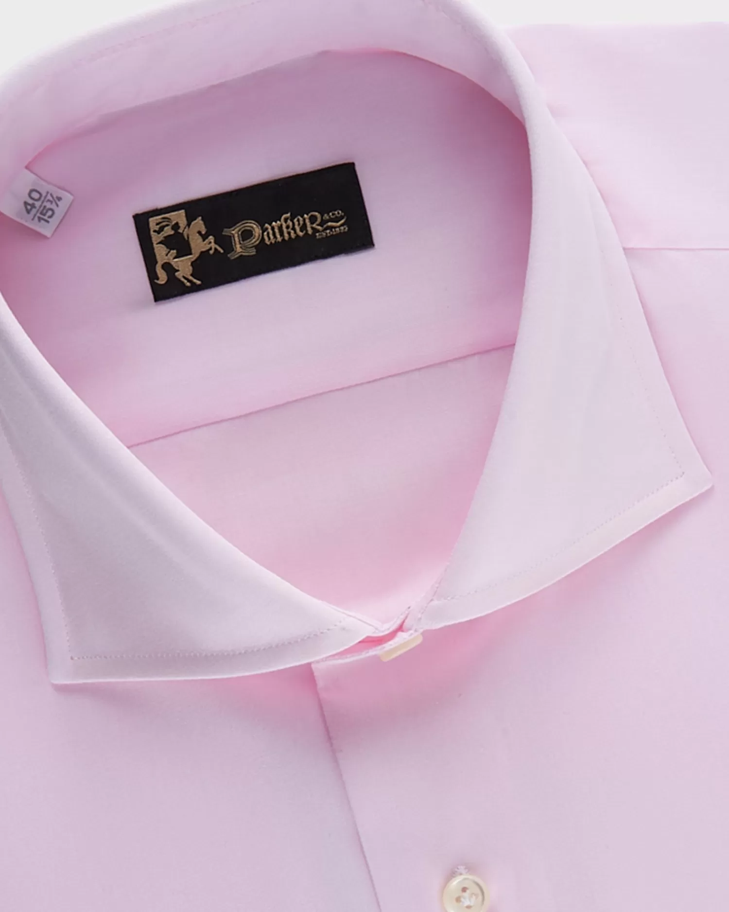 * Pale Pink Cotton Shirt^ Business Shirts