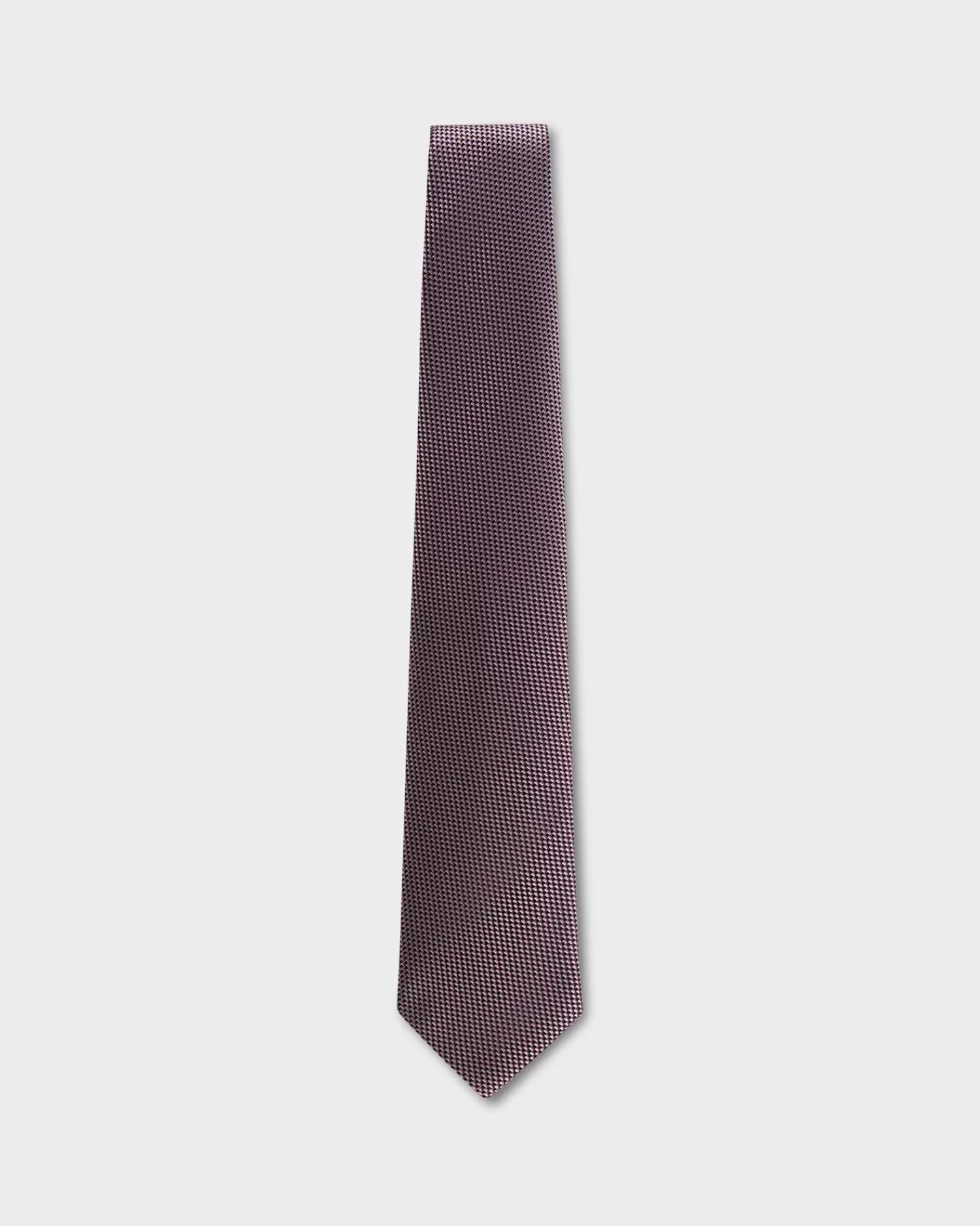 Zegna Pink And Black Micropattern Tie^ Ties