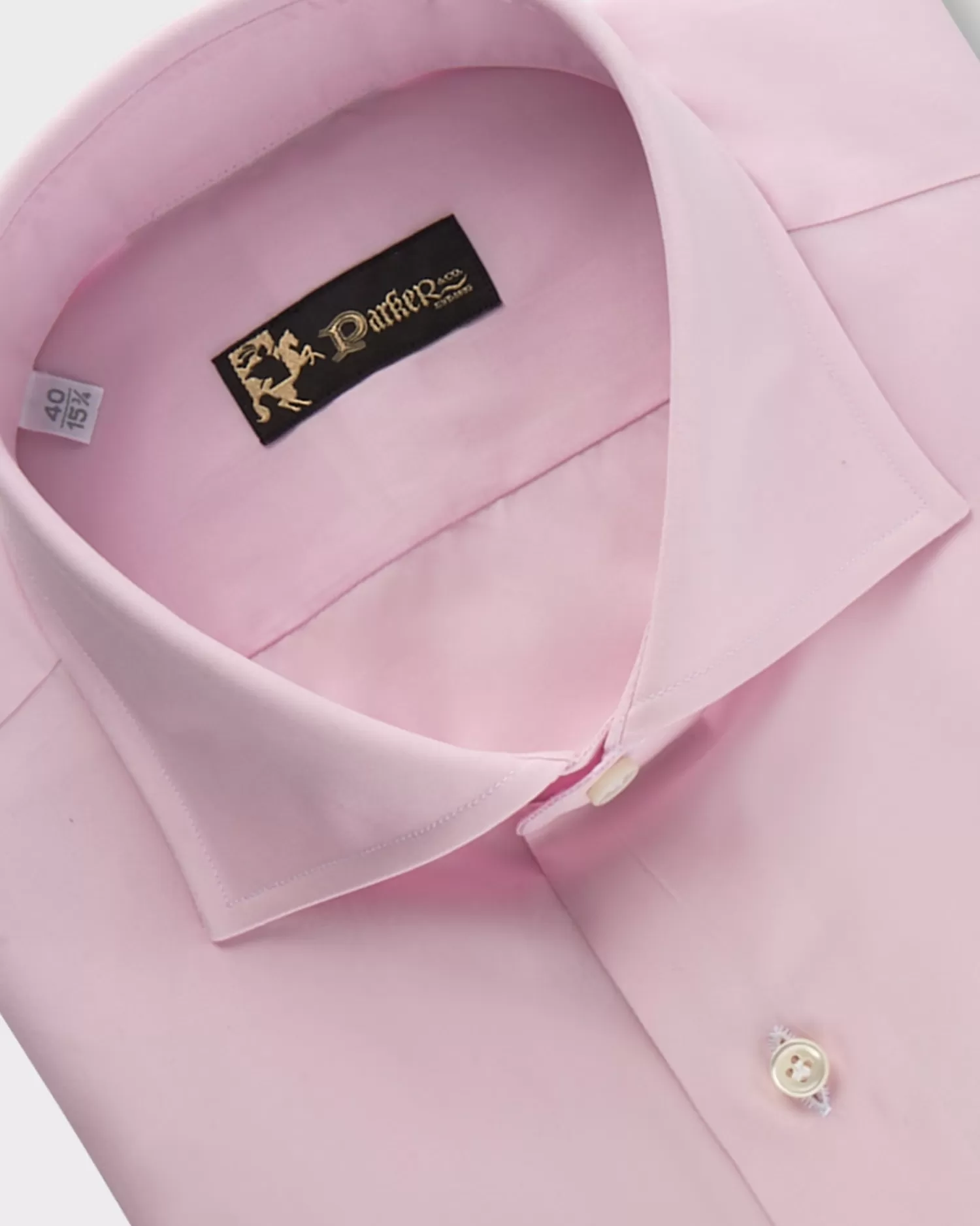 * Pink Cotton Poplin Shirt^ Business Shirts