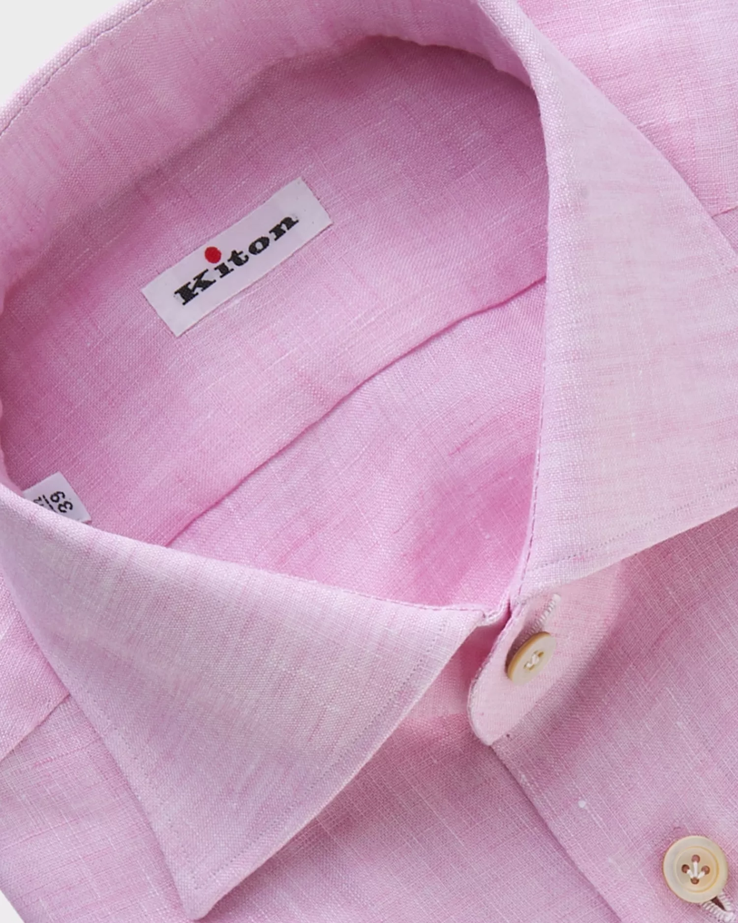 Kiton Pink Linen Shirt^ Casual Shirts