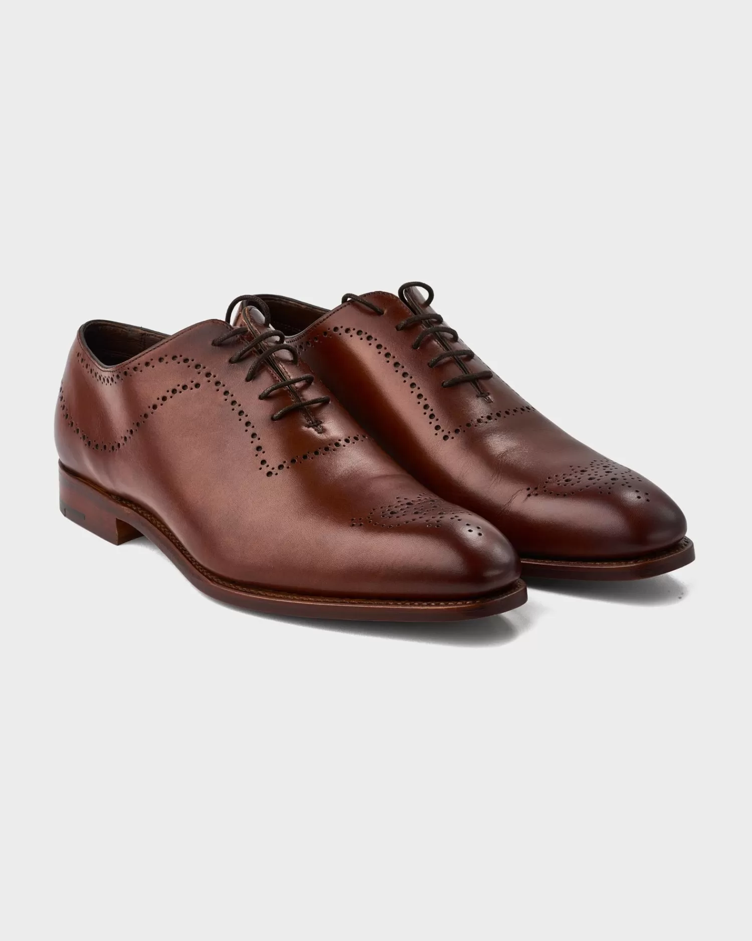 Barker Plymouth Brown Leather Shoes^ Formal Shoes