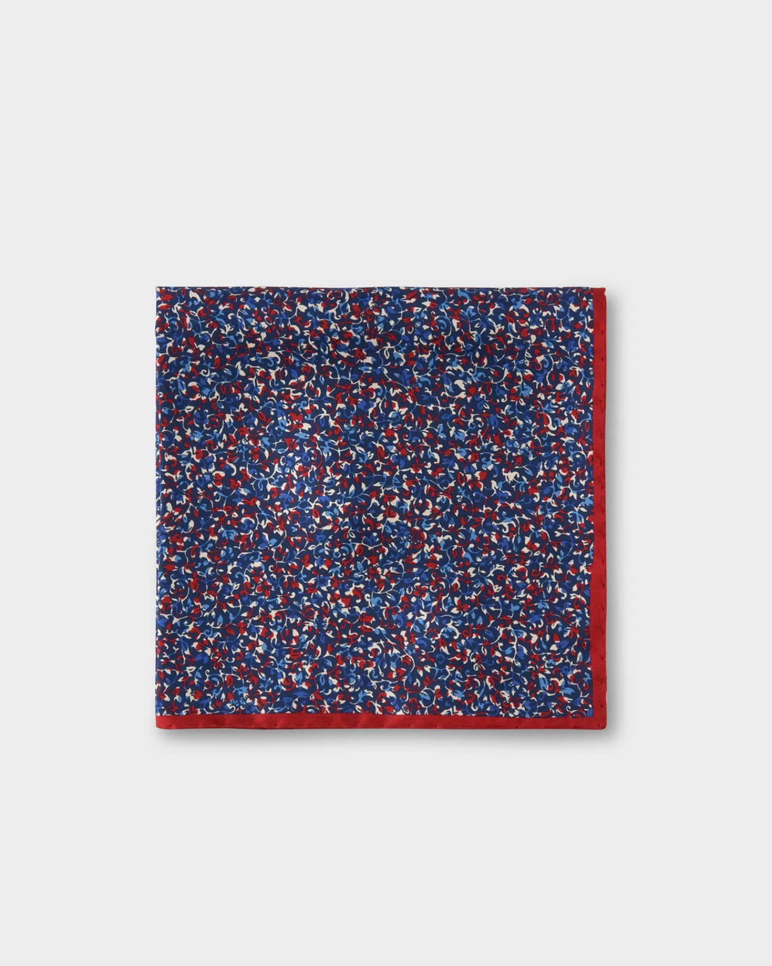 Altea Red And Blue Floral Pocket Square^ Pocket Squares