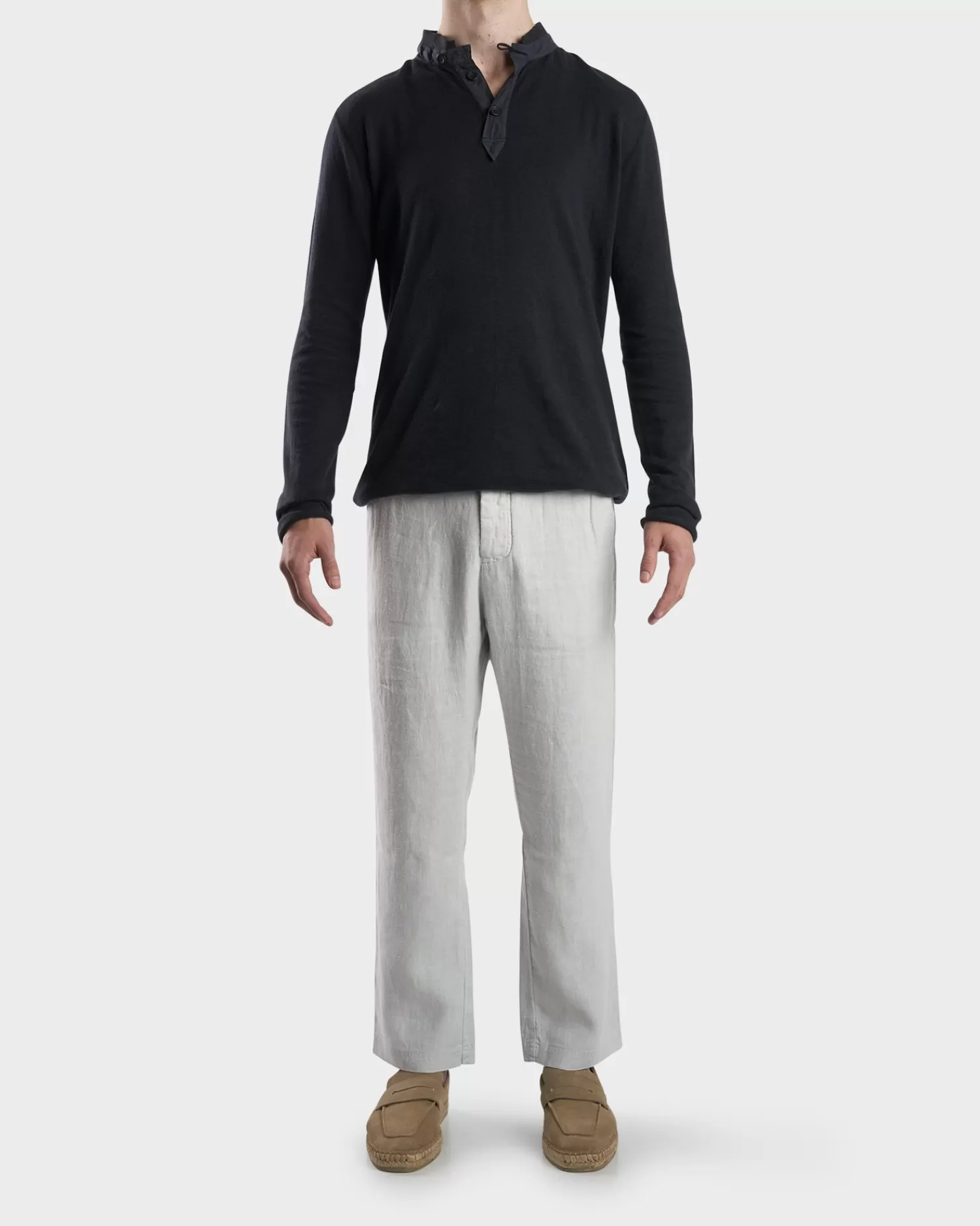 Hannes Roether Risotto Beige Linen Trousers^ Casual Pants