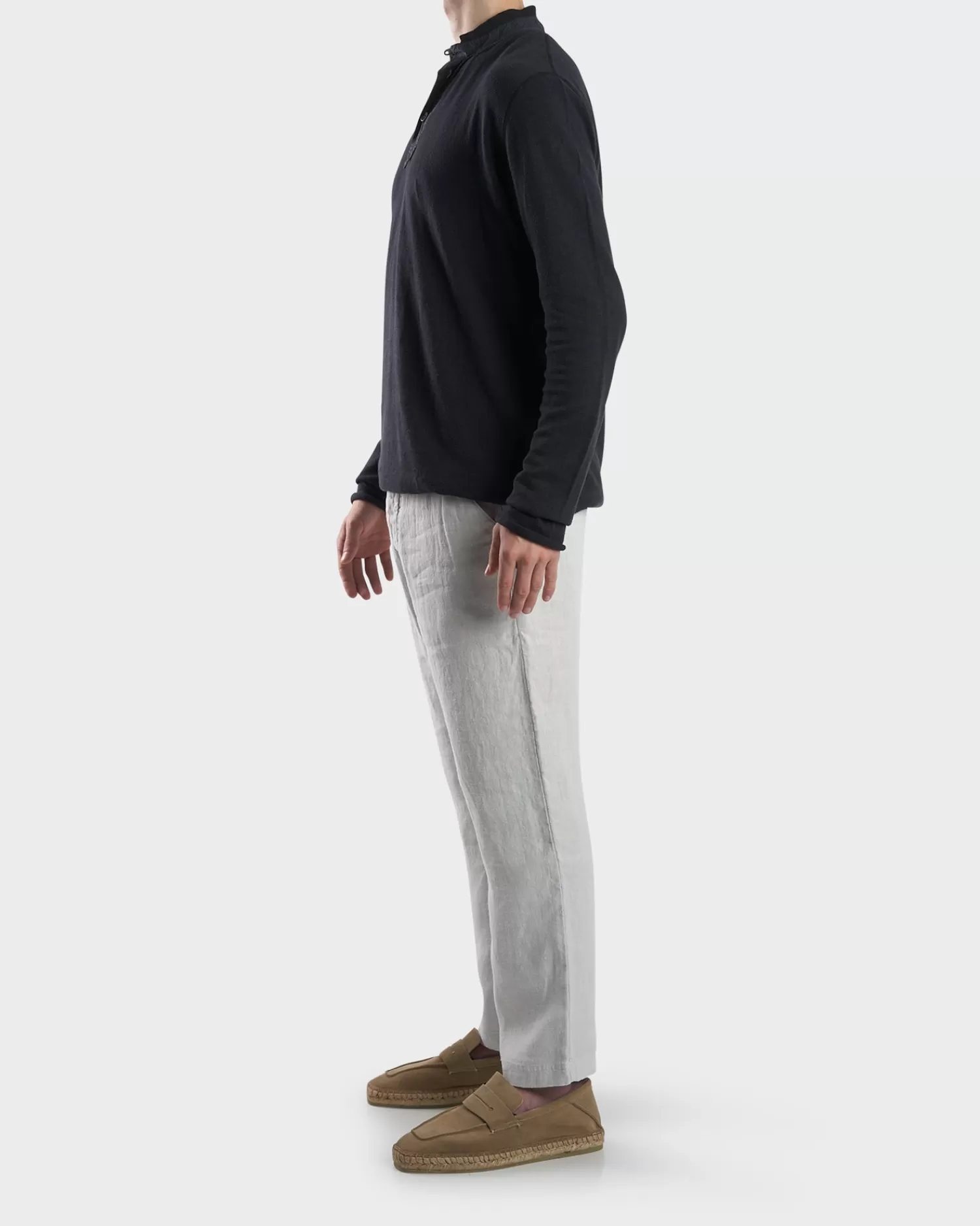 Hannes Roether Risotto Beige Linen Trousers^ Casual Pants