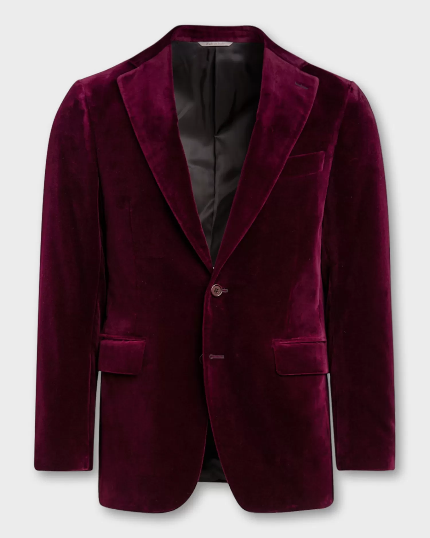 Canali Royal Burgundy Velvet Dinner Jacket^ Evening Wear