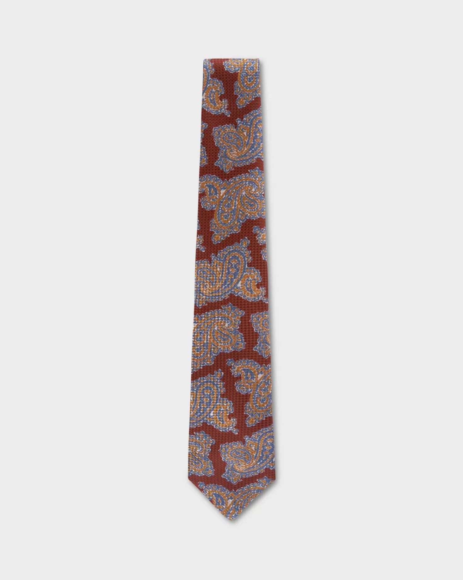 Kiton Rust Paisley Tie^ Ties