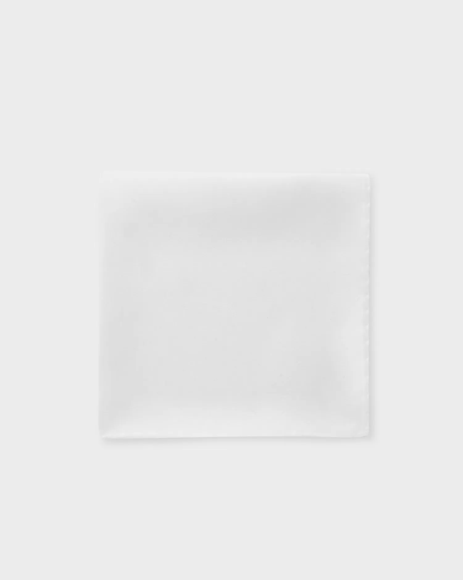 Altea Sheer White Silk Pocket Square^ Weddings