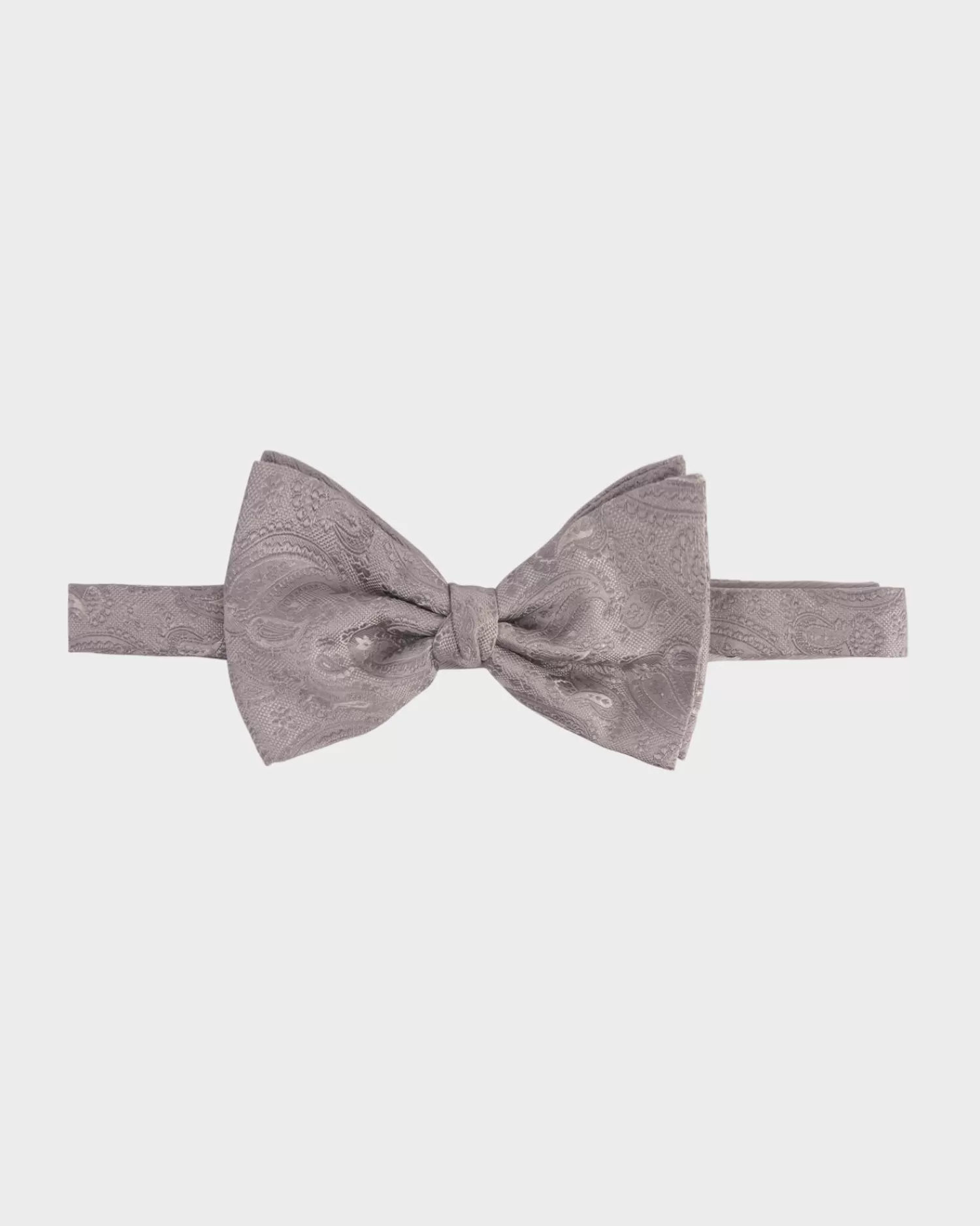 Altea Silver Silk Paisley Bow Tie^ Weddings