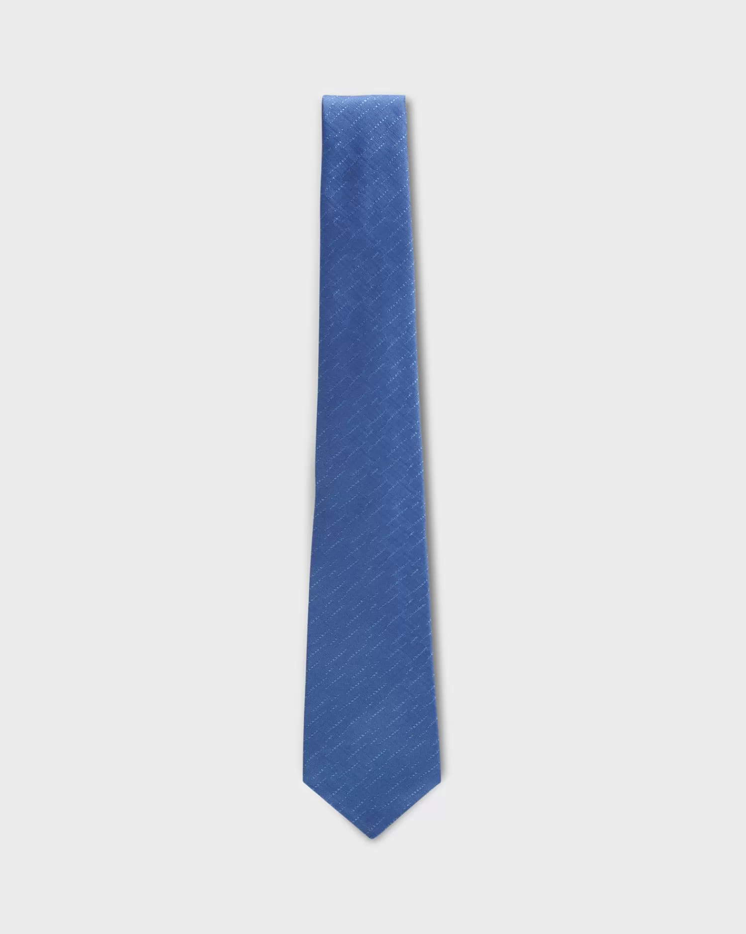 Kiton Sky Blue Texture Silk Tie^ Ties