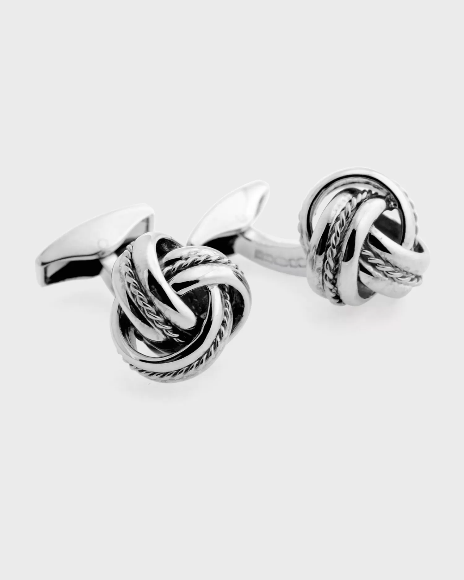 Tateossian Sterling Silver Royal Cable Knot Cufflinks^ Cufflinks