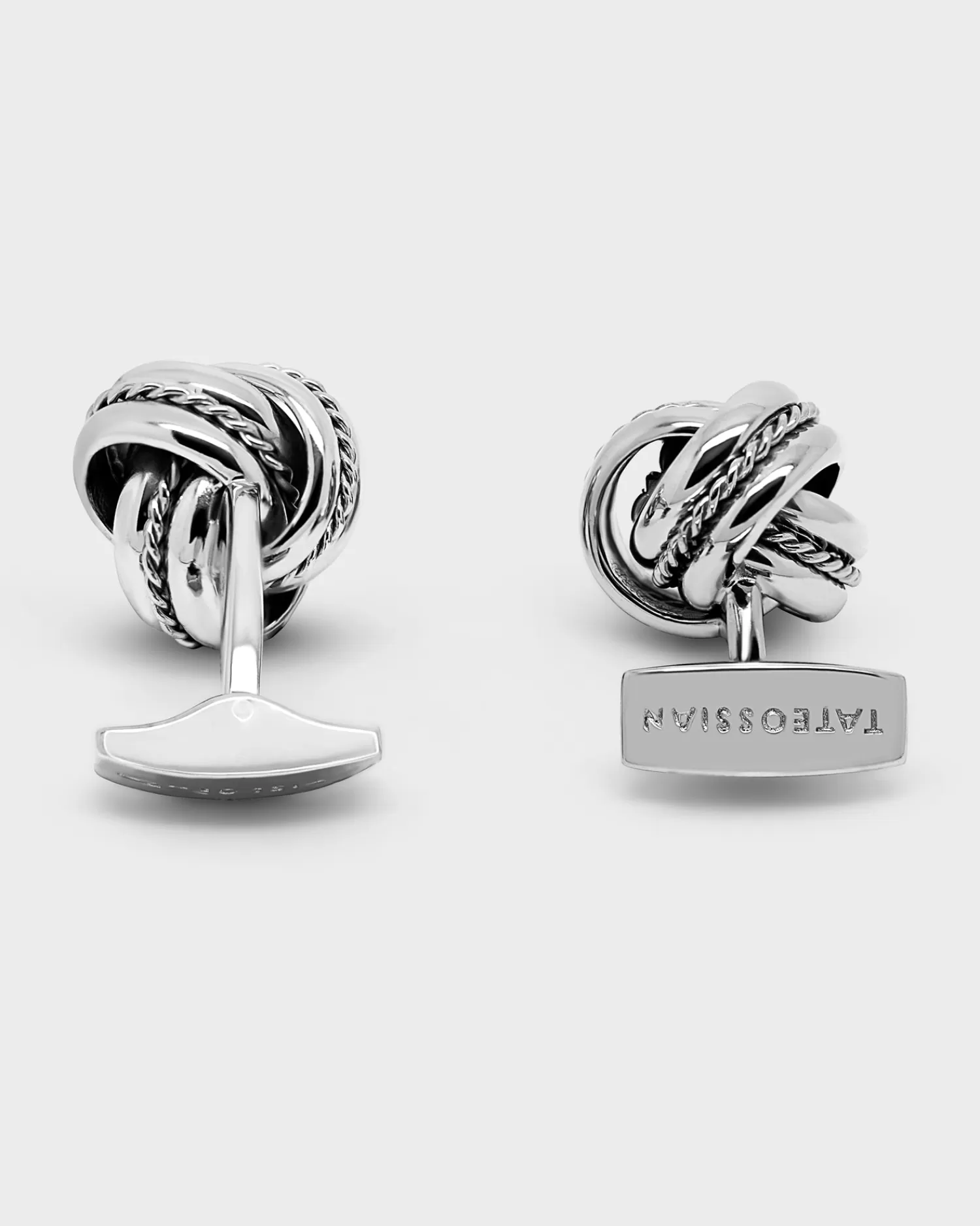 Tateossian Sterling Silver Royal Cable Knot Cufflinks^ Cufflinks