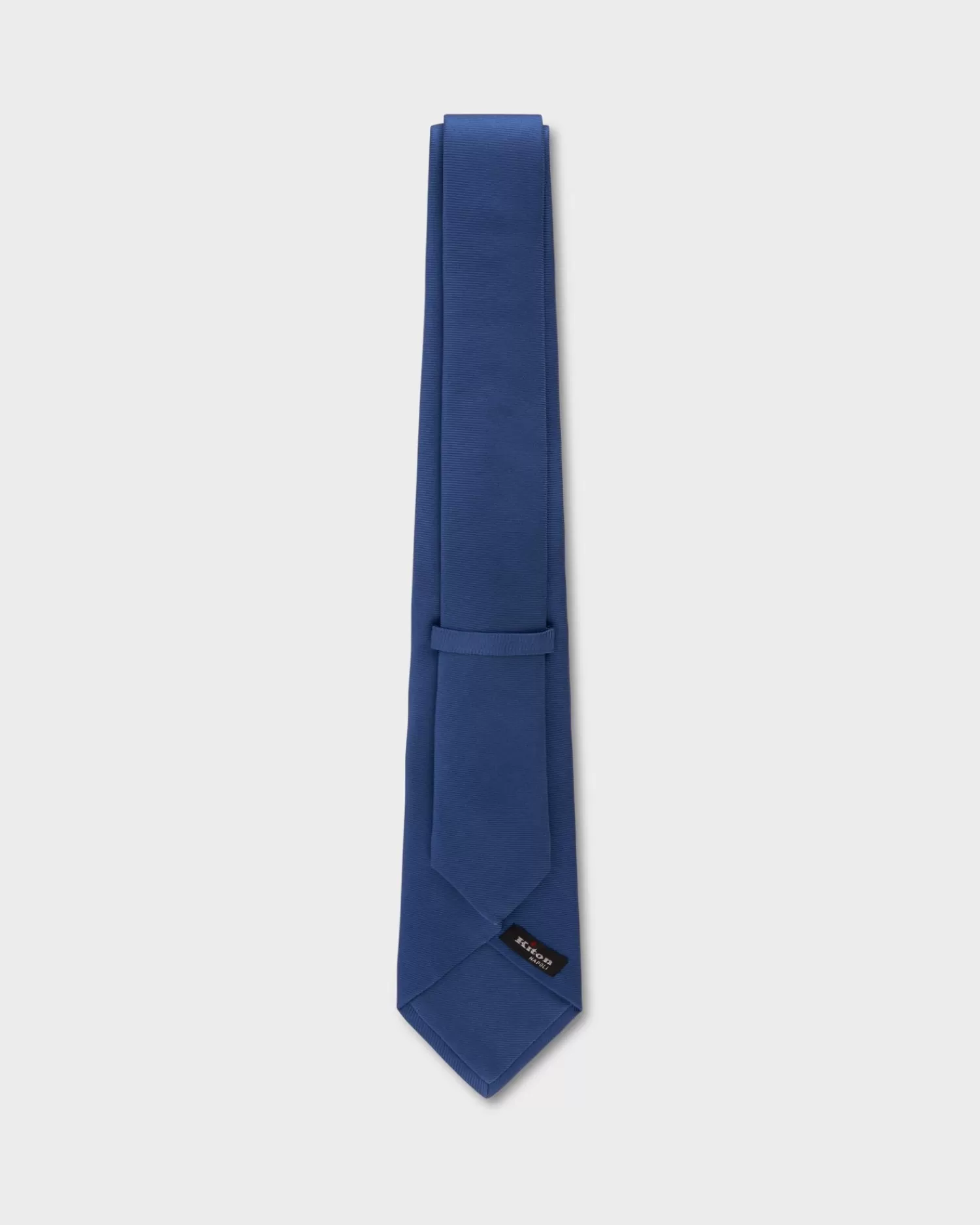 Kiton Textured Blue Silk Tie^ Ties