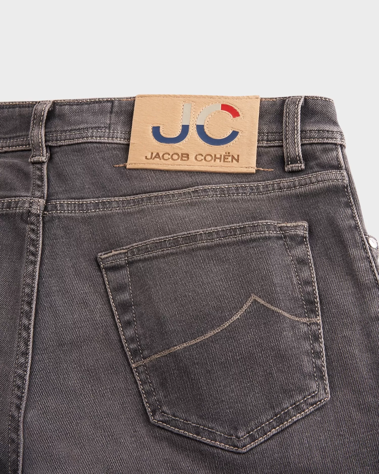 Jacob Cohen Vintage Grey Slim Fit Cotton Jeans^ Jeans