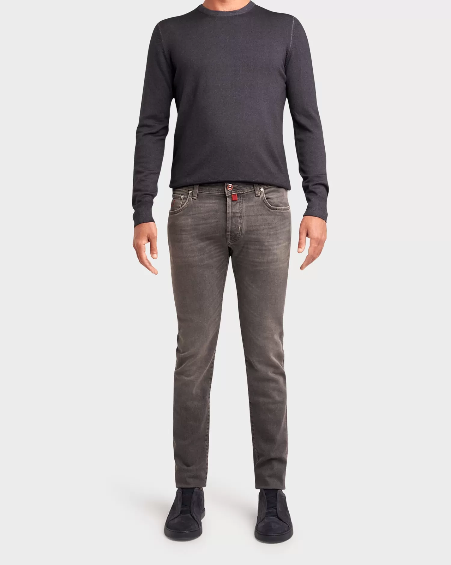 Jacob Cohen Vintage Grey Slim Fit Cotton Jeans^ Jeans