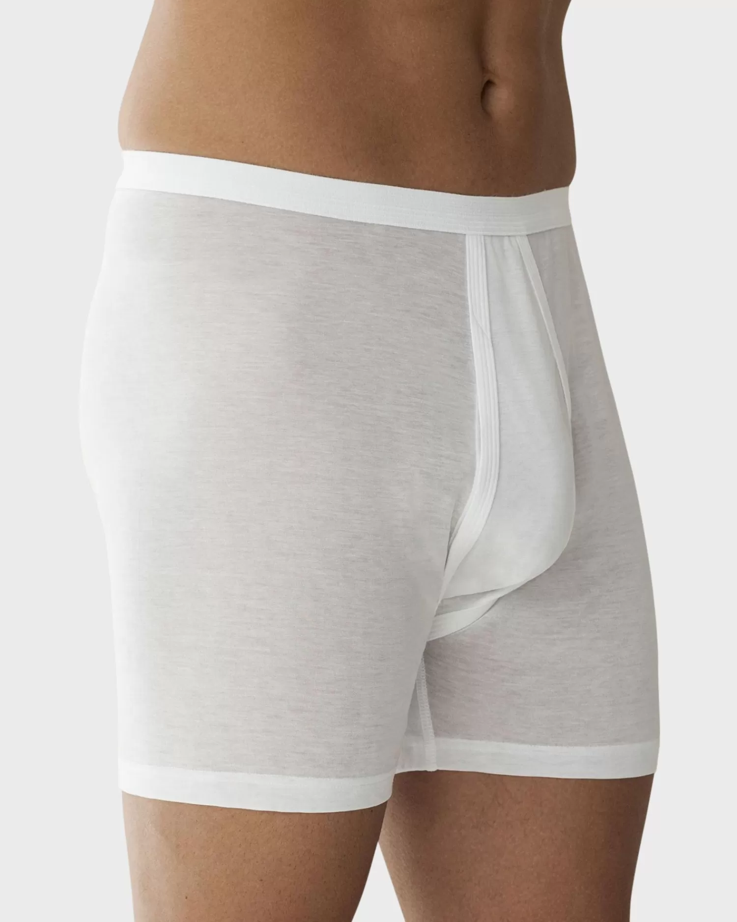 Zimmerli White Boxer Pants^ Underwear