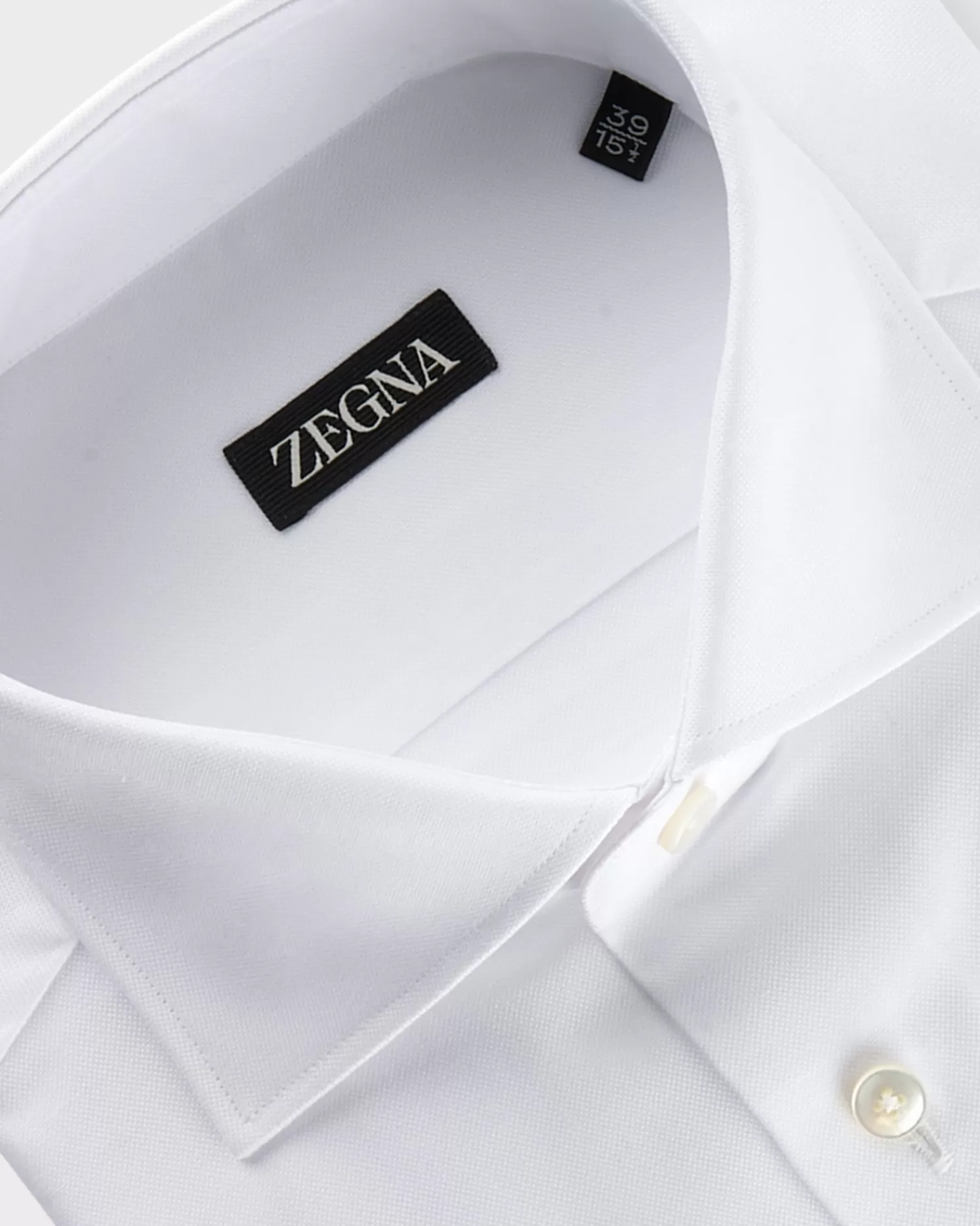 Zegna White Cotton French Cuff Shirt^ Business Shirts