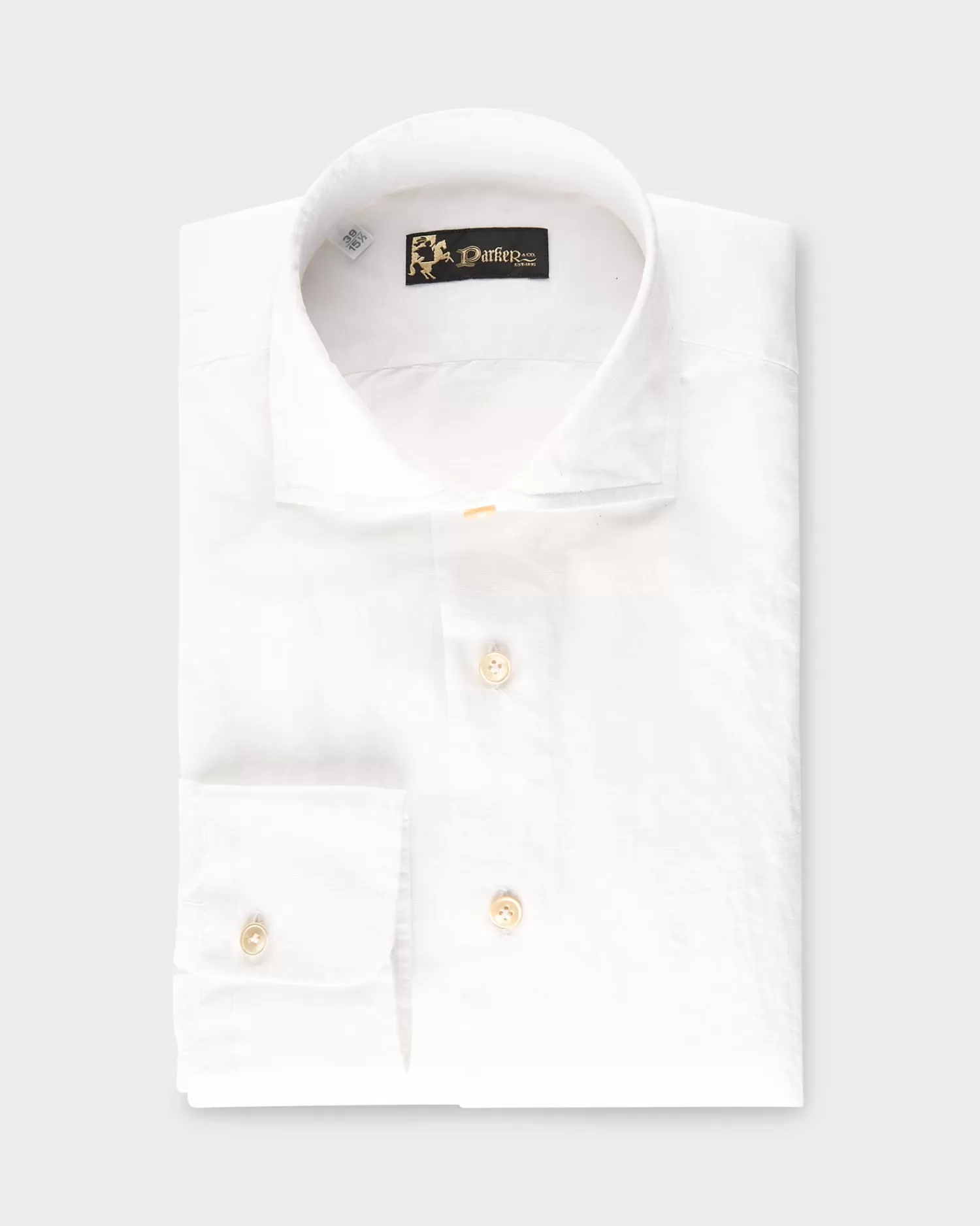 * White Cotton Linen Shirt^ Casual Shirts