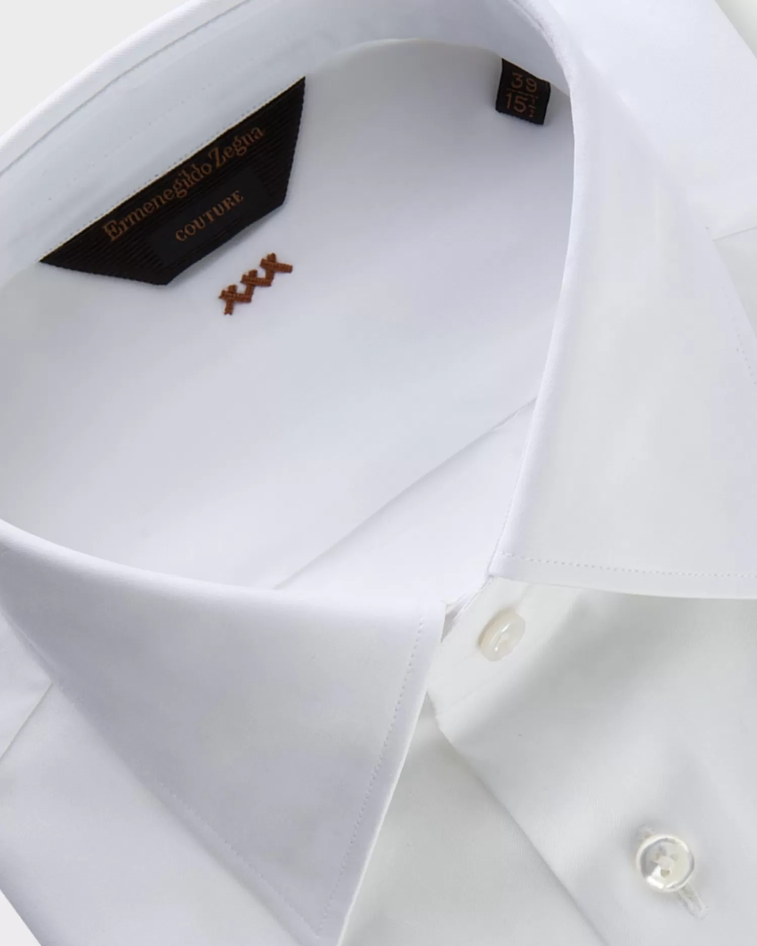 Ermenegildo Zegna White Couture Sea Island Cotton Shirt^ Business Shirts