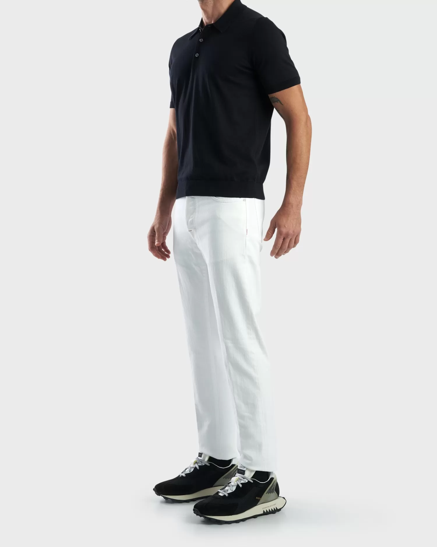 Kiton White Denim Limited Edition Slim Fit Jeans^ Jeans