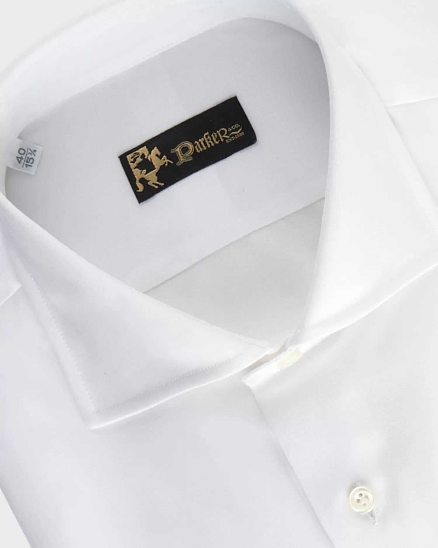 * White Fine Cotton Twill Shirt^ Business Shirts