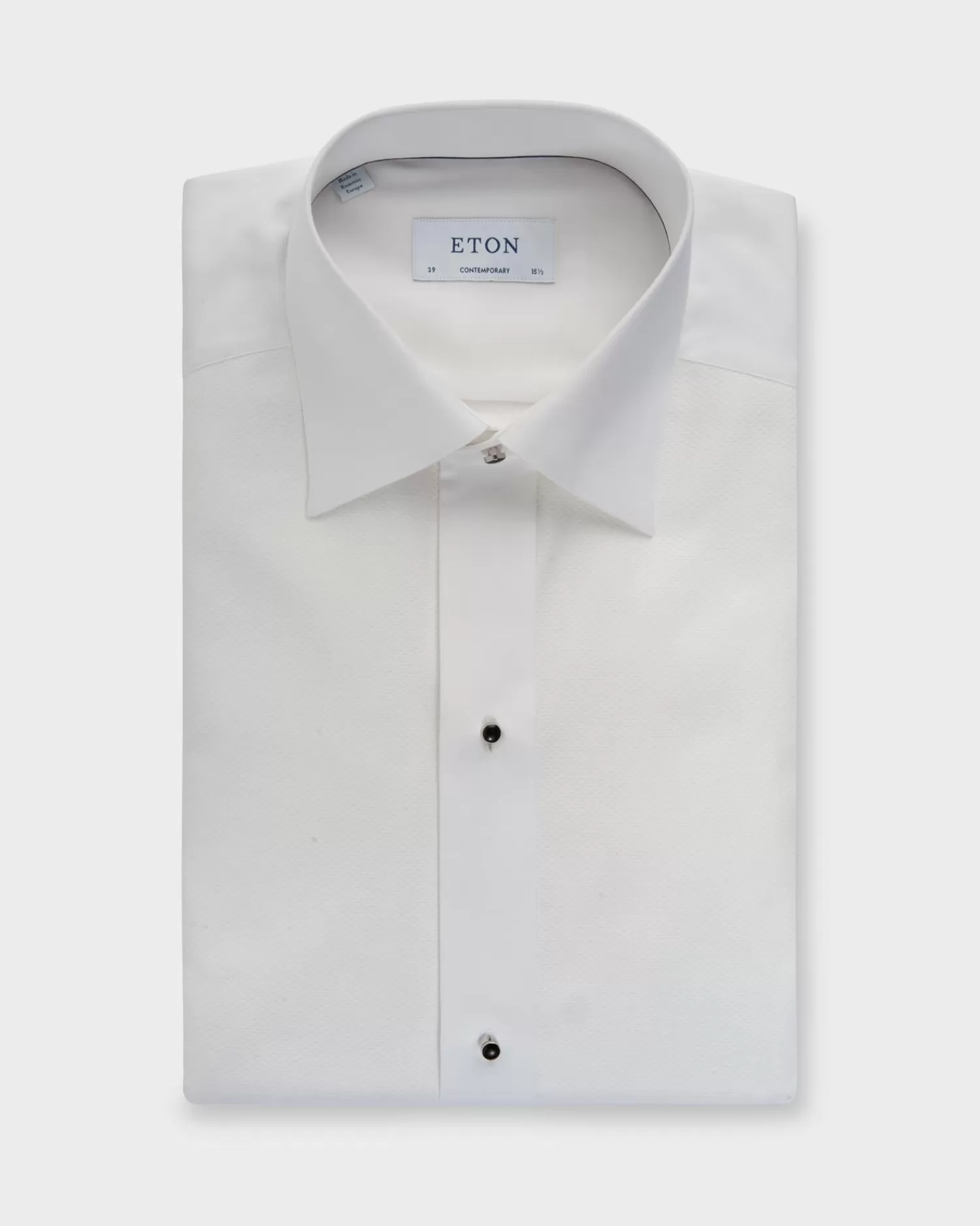 Eton White Honeycomb Dinner Shirt^ Evening Wear