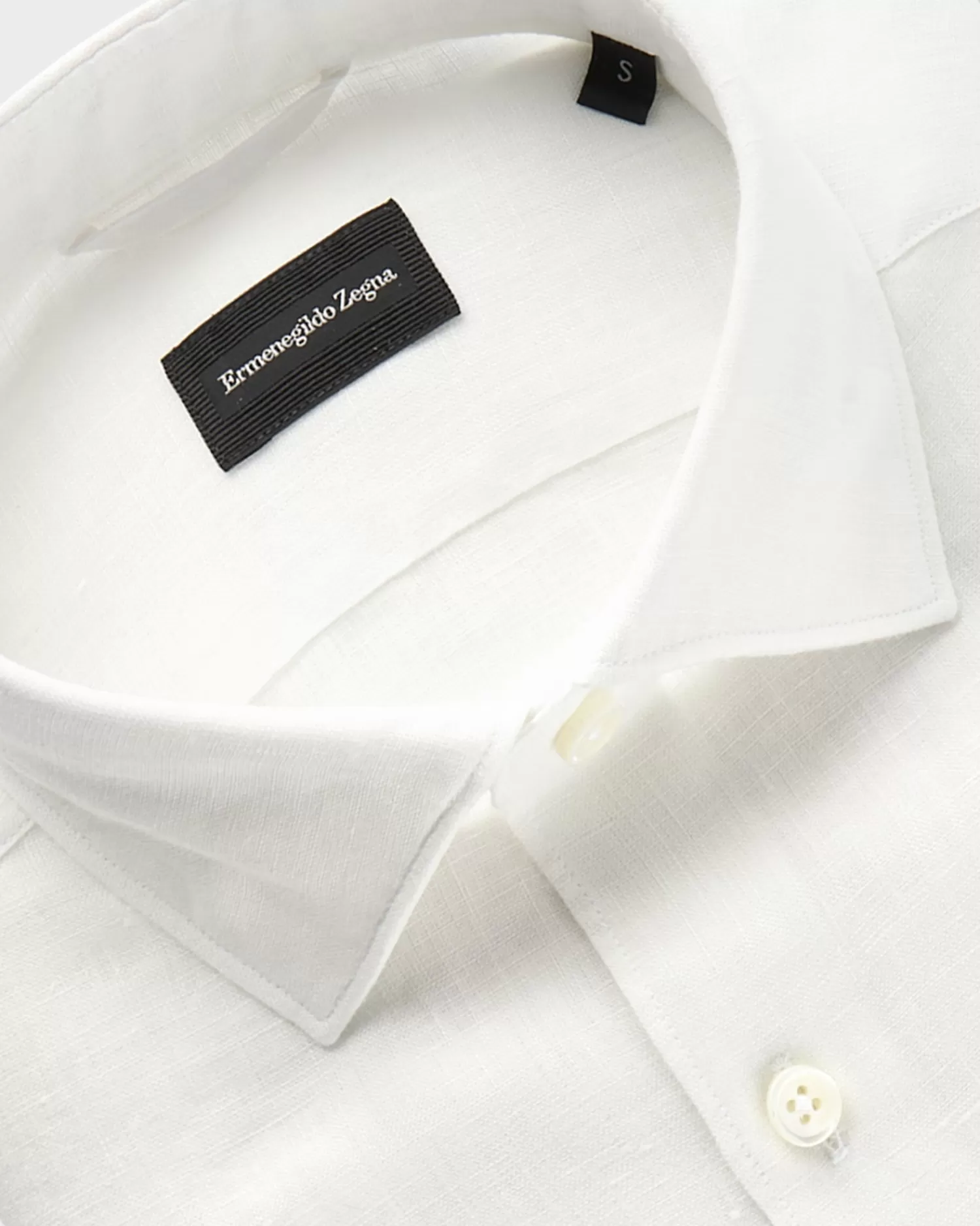 Ermenegildo Zegna White Linen Shirt^ Casual Shirts