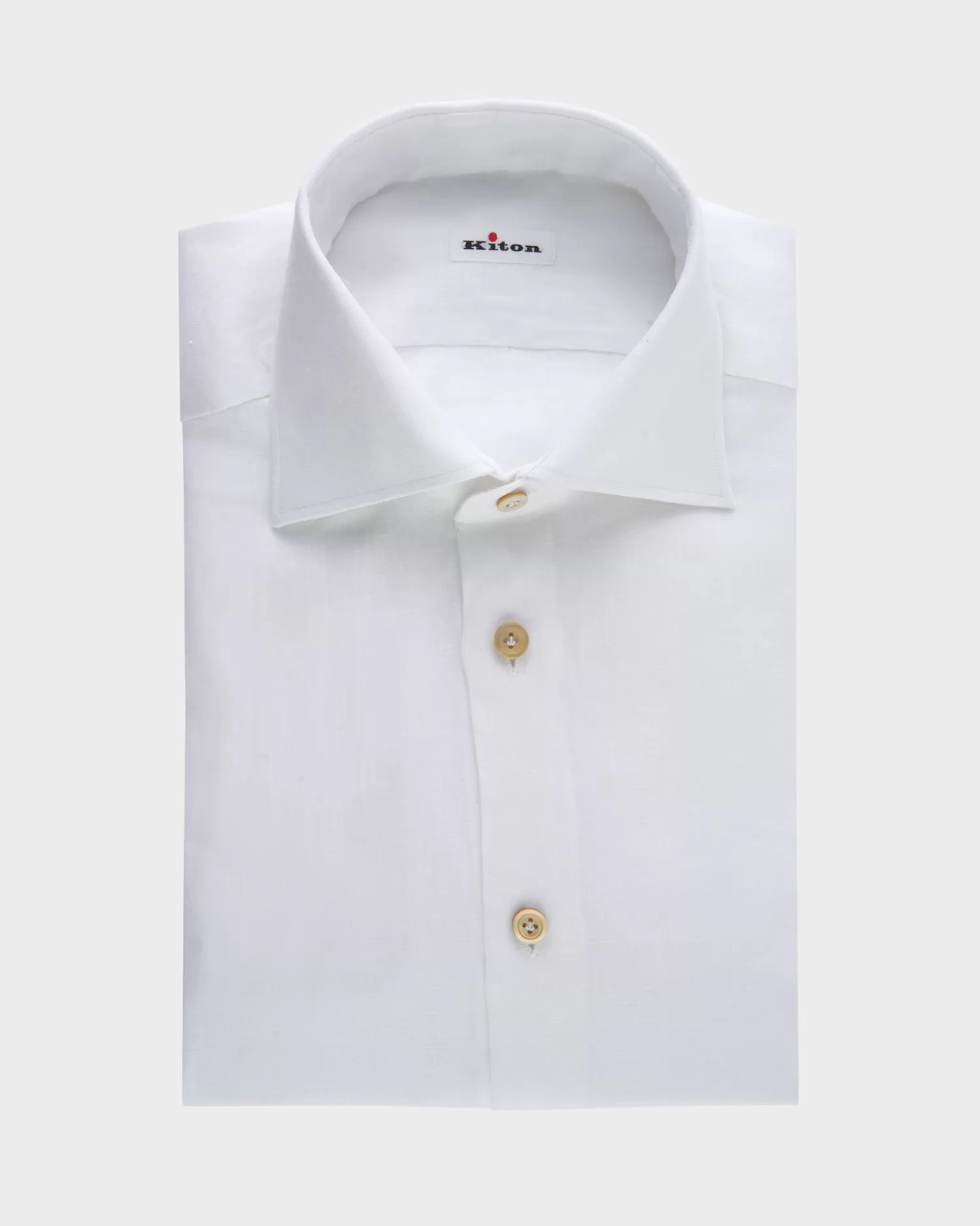 Kiton White Linen Shirt^ Casual Shirts