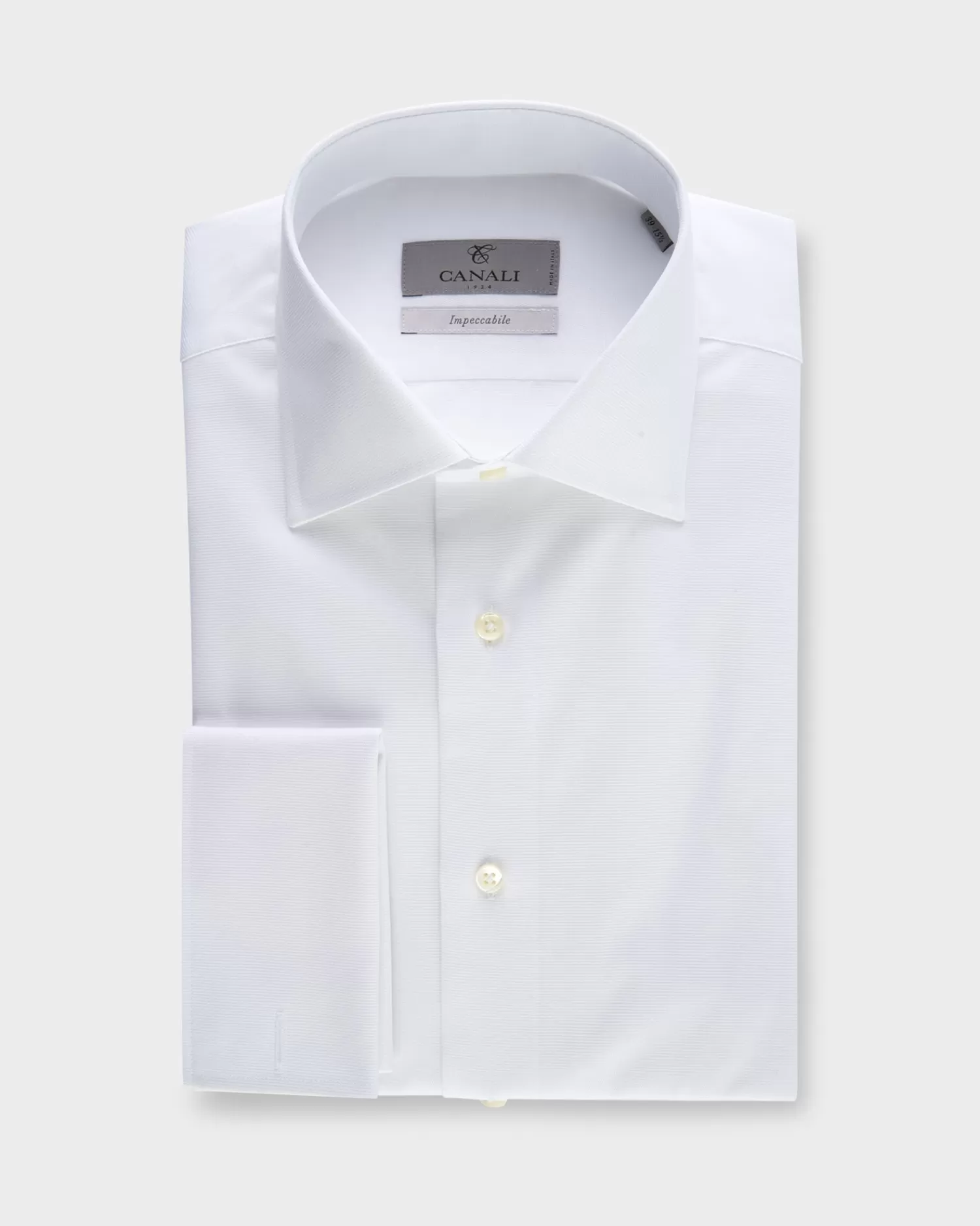 Canali White Micro Stripe Impeccabile Cotton Shirt^ Business Shirts