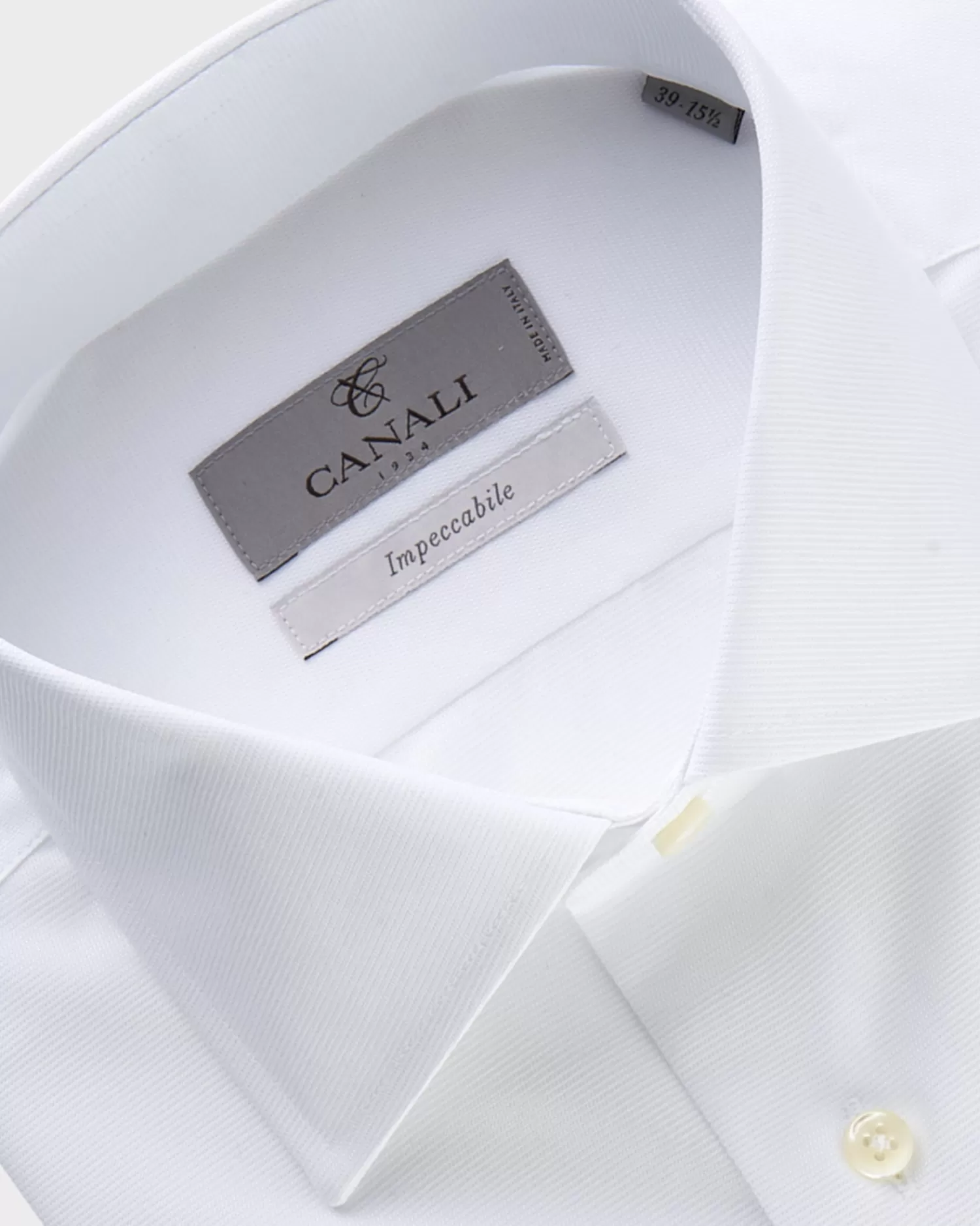 Canali White Micro Stripe Impeccabile Cotton Shirt^ Business Shirts