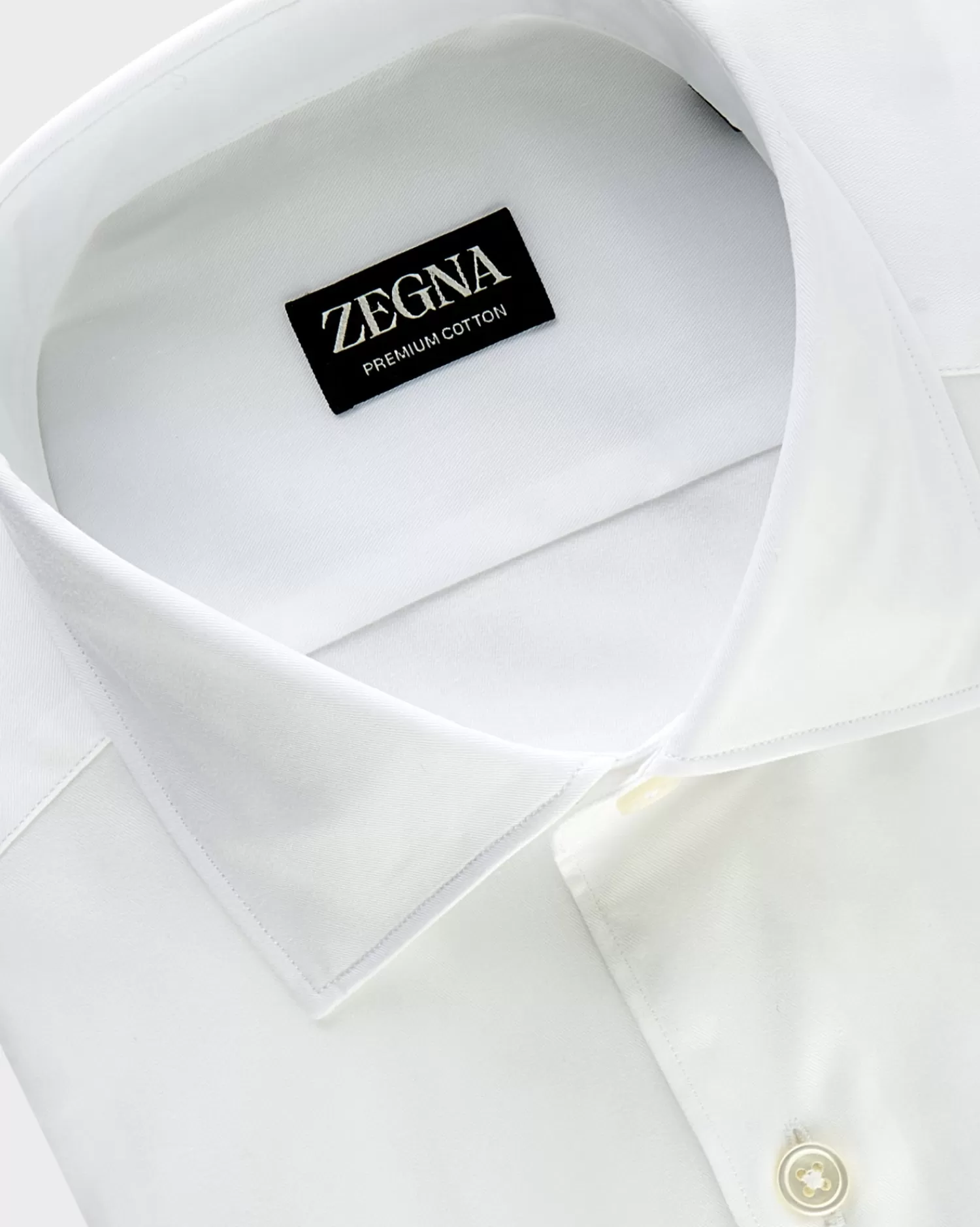 Zegna White Premium Cotton Shirt^ Casual Shirts