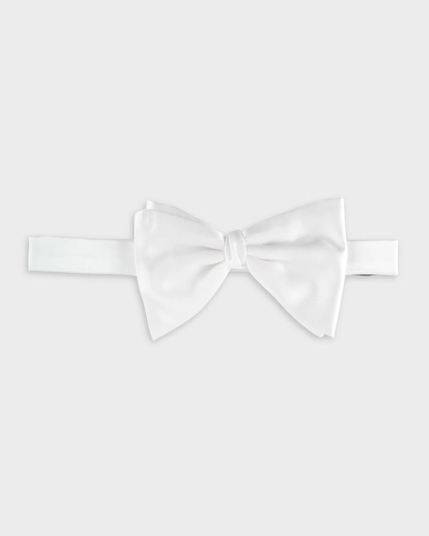 Ermenegildo Zegna White Silk Bow Tie^ Weddings