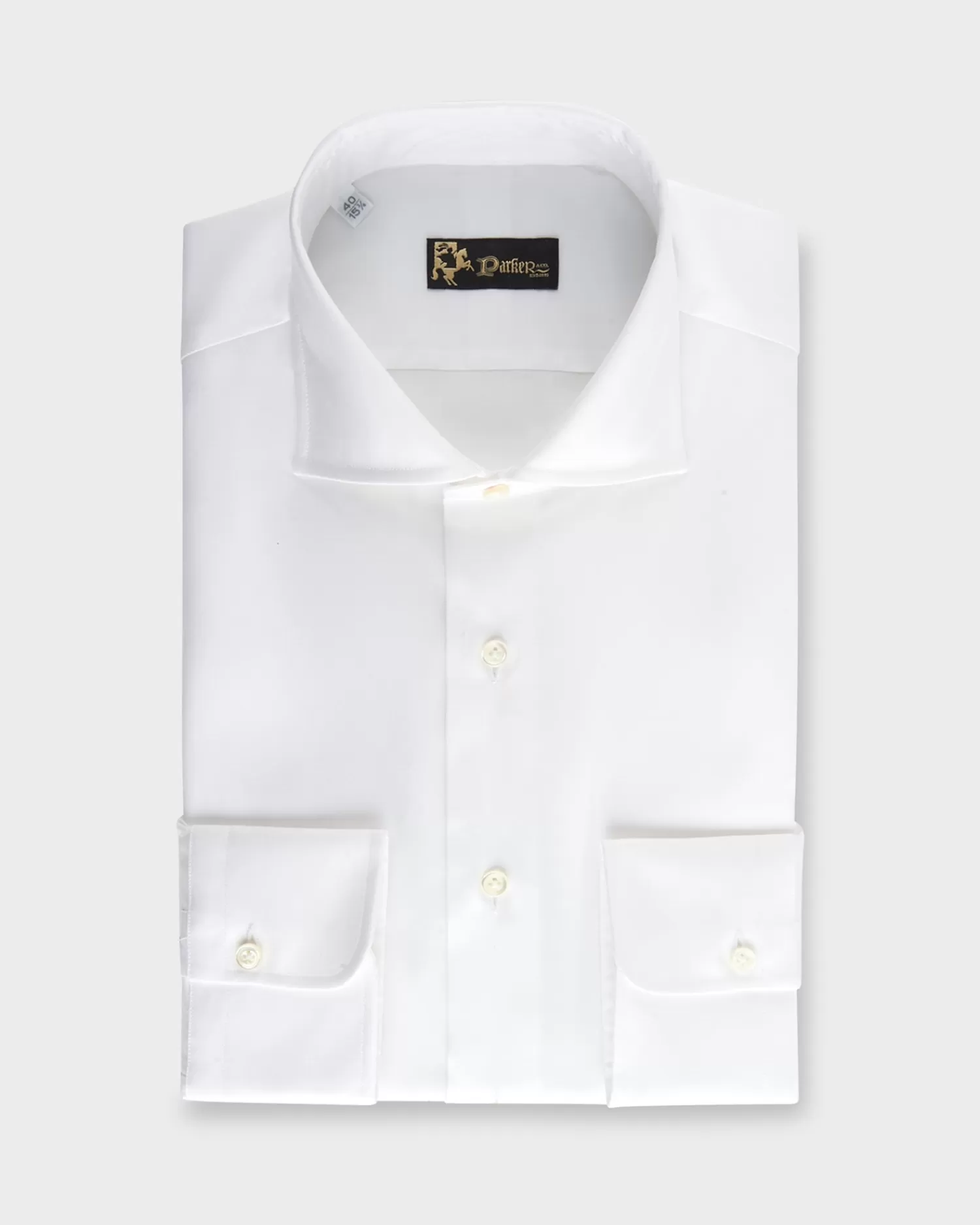 * White Superfine Oxford Weave Cotton Shirt^ Business Shirts