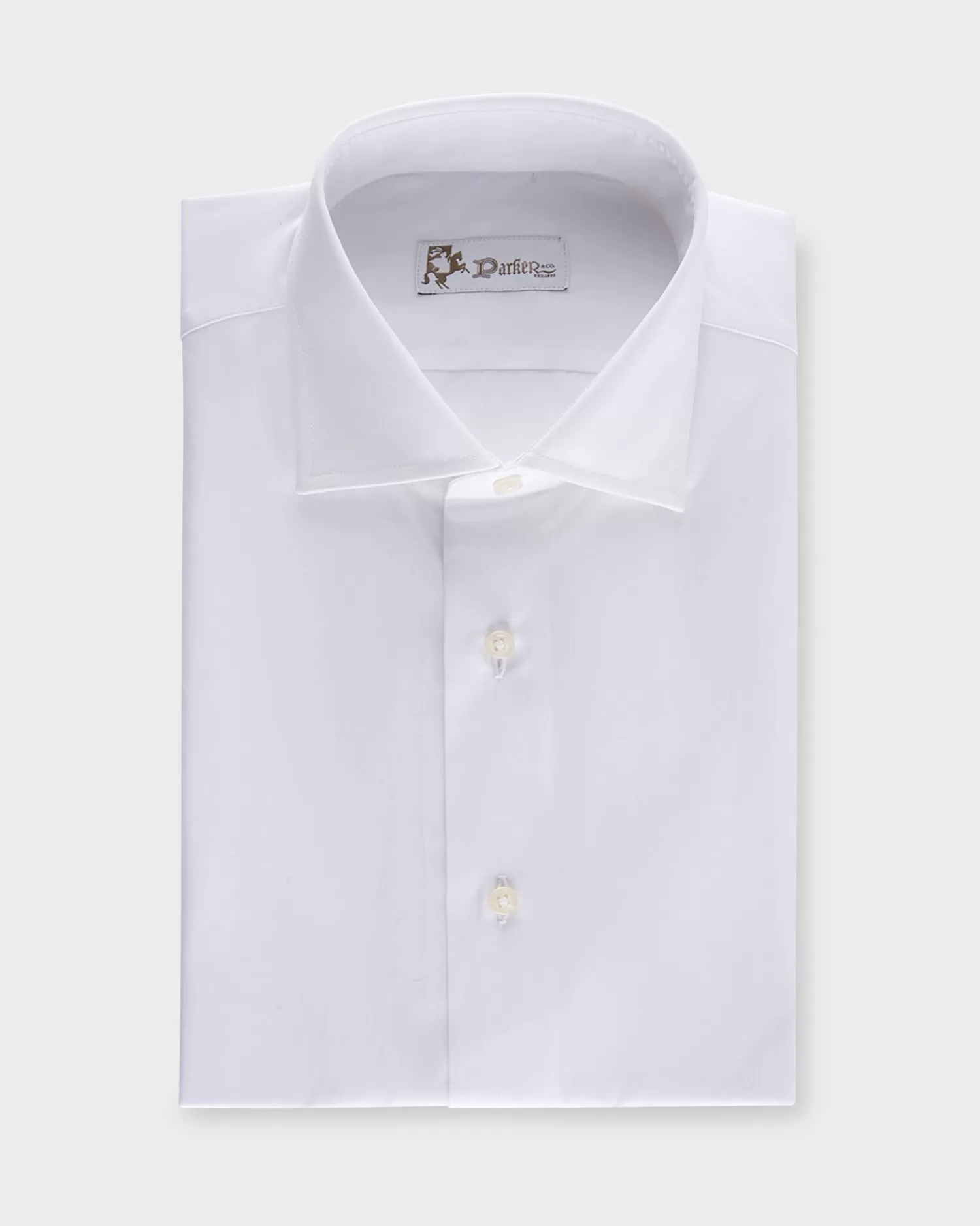 * White Tailored Cotton Shirt^ Business Shirts