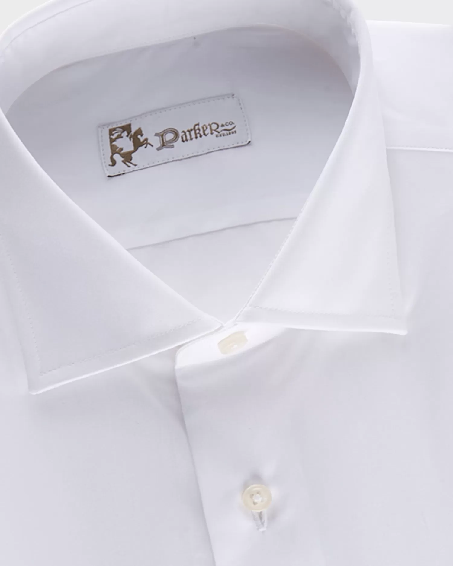 * White Tailored Cotton Shirt^ Business Shirts