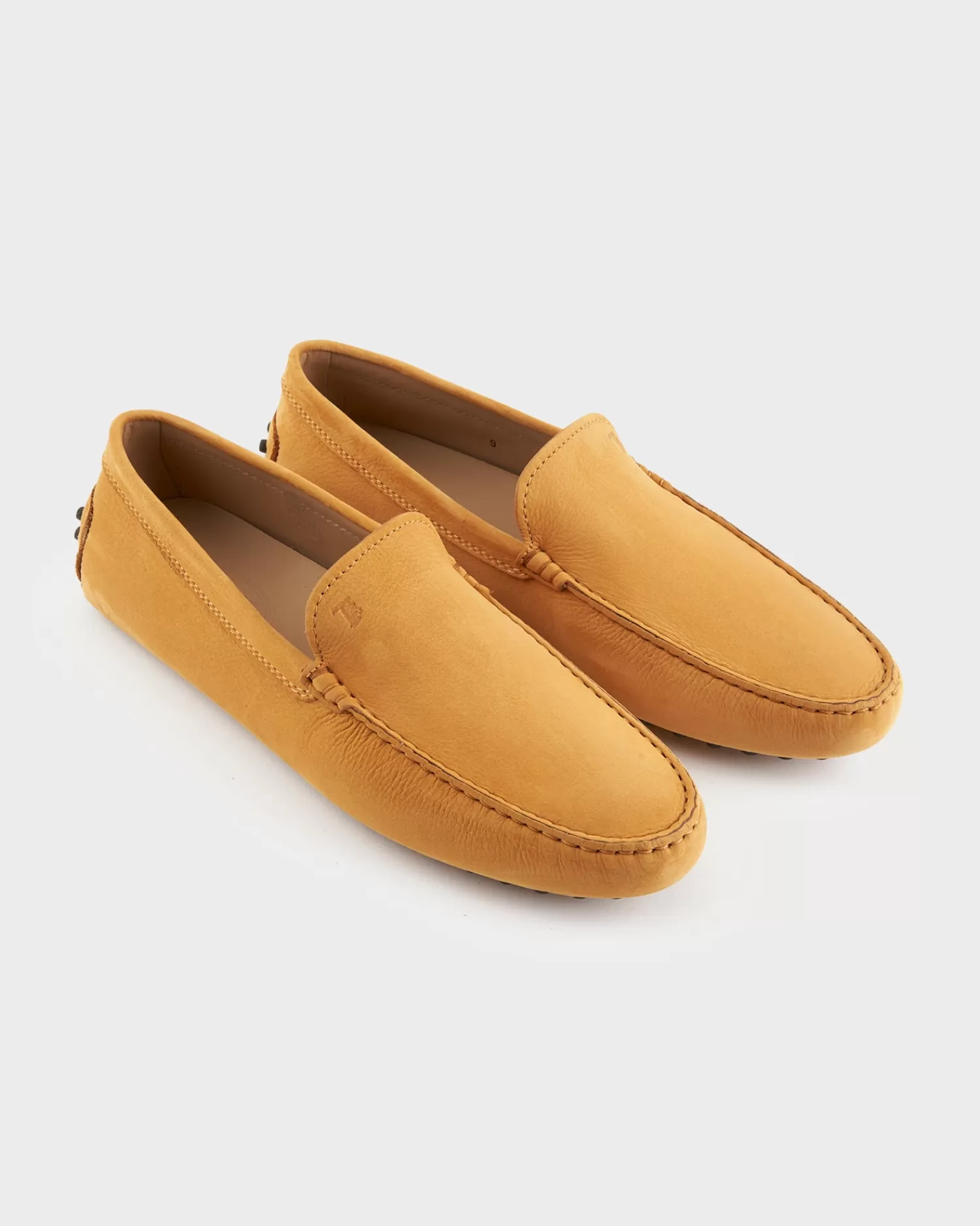 Tods Yellow Nubuck Driving Shoes^ Loafers